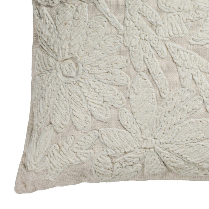 Tabitha Embroidered Throw Pillow