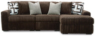 Midnight-Madness Sectional with Chaise - Dream Home Furniture & Mattress (Waite Park, MN)