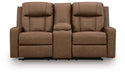 Mackmenville Reclining Loveseat with Console - Dream Home Furniture & Mattress (Waite Park, MN)