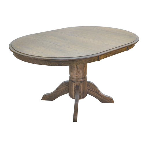 Colonial Oak Round Pedestal Table - Dream Home Furniture & Mattress (Waite Park, MN)