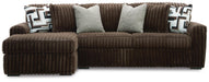 Midnight-Madness Sectional Sofa with Chaise - Dream Home Furniture & Mattress (Waite Park, MN)