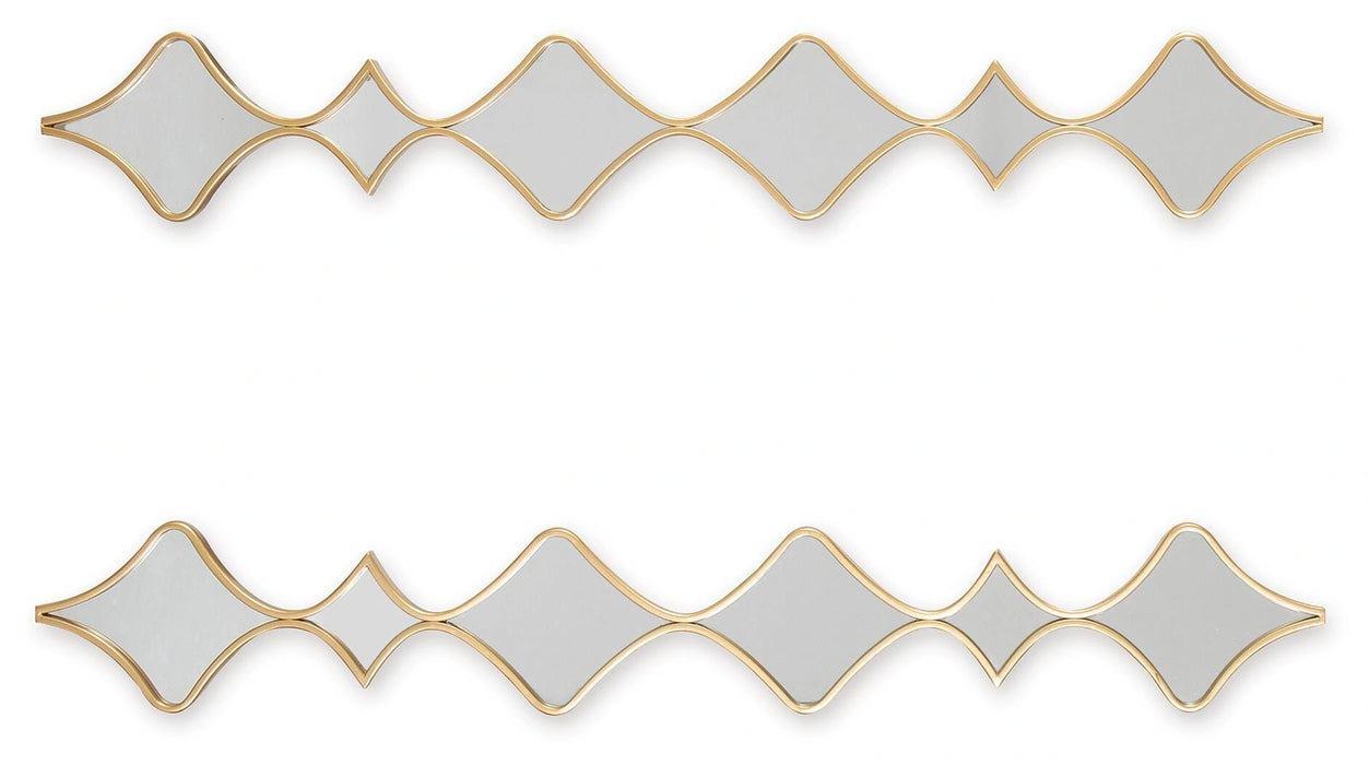 Harriswood Accent Mirror Set (Set of 2) - Dream Home Furniture & Mattress (Waite Park, MN)