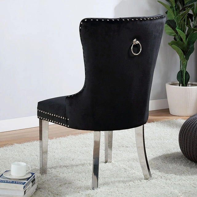 JEWETT Chair, Black (2/CTN) - Dream Home Furniture & Mattress (Waite Park, MN)