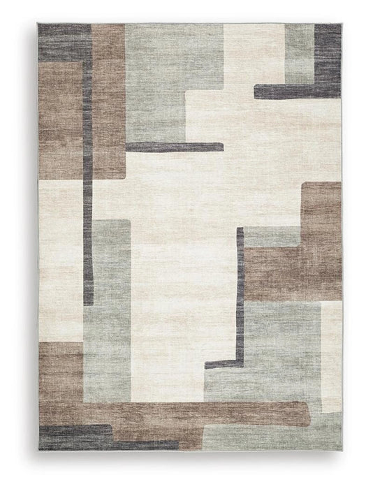 Larkport Washable Area Rug - Dream Home Furniture & Mattress (Waite Park, MN)