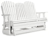 Hyland wave Outdoor Glider Loveseat - Dream Home Furniture & Mattress (Waite Park, MN)