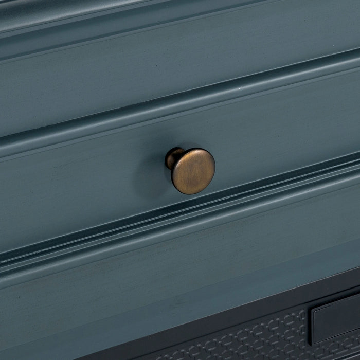 Fidel 74'' TV Console w/ Electric Fireplace