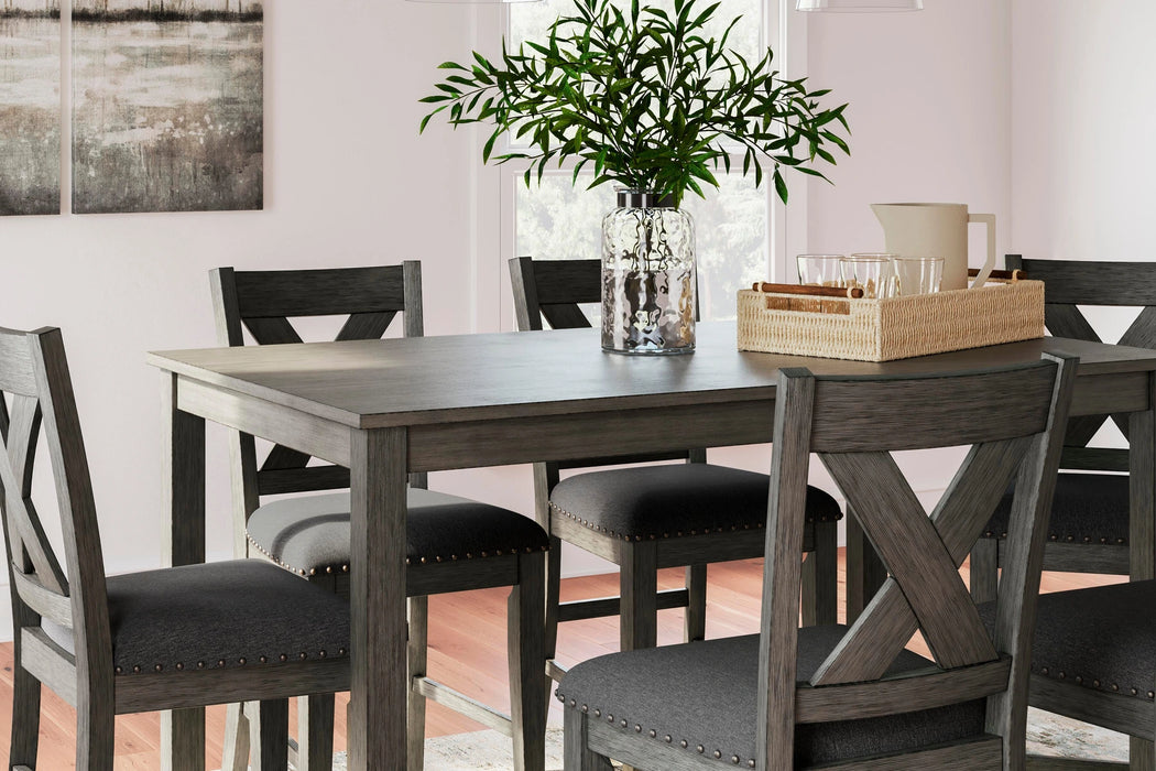 Caitbrook Counter Height Dining Table and Bar Stools (Set of 7) - Dream Home Furniture & Mattress (Waite Park, MN)