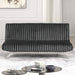 Villeneuve Futon Sofa Bed Black, Pink, & Grey - Dream Home Furniture & Mattress (Waite Park, MN)