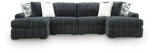 Midnight-Madness Sectional with Chaise - Dream Home Furniture & Mattress (Waite Park, MN)