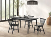 Beale Dining Table Walnut & Black - Dream Home Furniture & Mattress (Waite Park, MN)