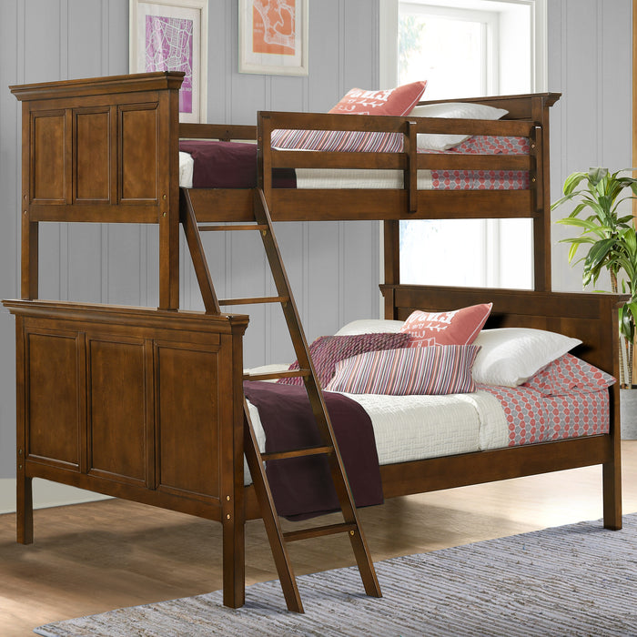 San Mateo Youth Twin over Full Bunk Bed - Dream Home Furniture & Mattress (Waite Park, MN)