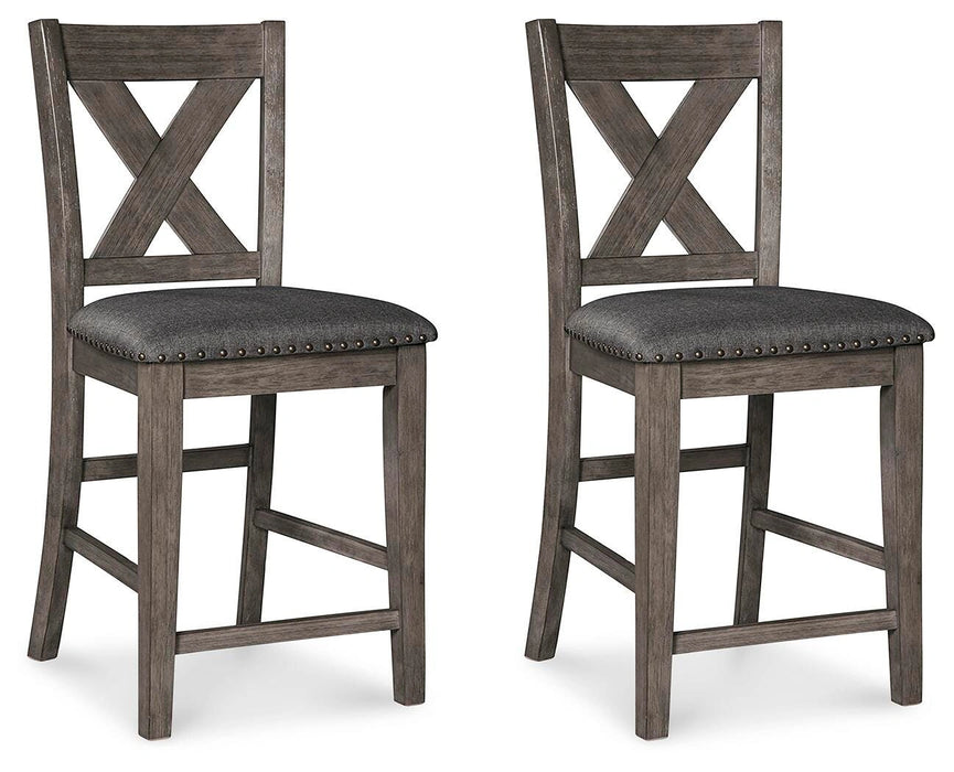 Caitbrook Counter Height Upholstered Bar Stool - Dream Home Furniture & Mattress (Waite Park, MN)
