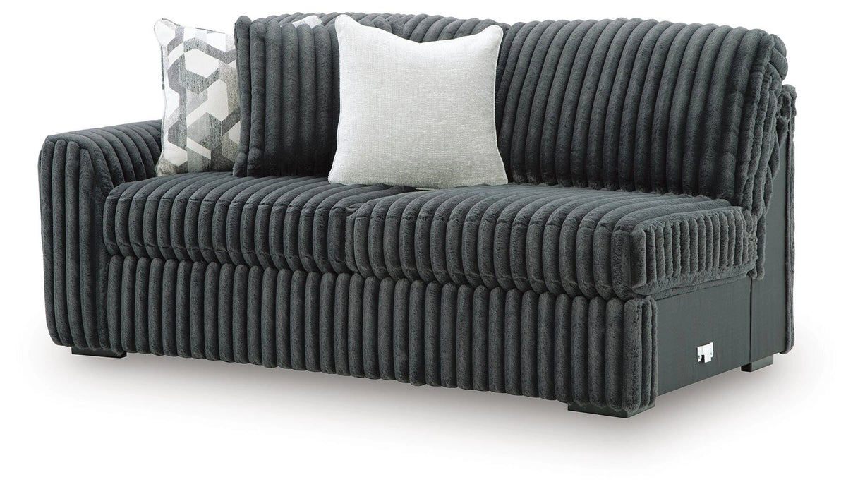 Midnight-Madness Sectional Sofa with Chaise - Dream Home Furniture & Mattress (Waite Park, MN)