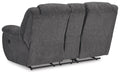 Foreside Reclining Loveseat with Console - Dream Home Furniture & Mattress (Waite Park, MN)