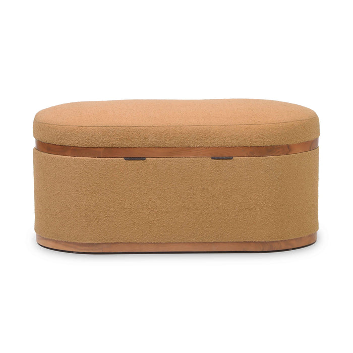 Olivier Oval Storage Ottoman