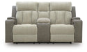 WhipLash Power Reclining Loveseat with Console - Dream Home Furniture & Mattress (Waite Park, MN)