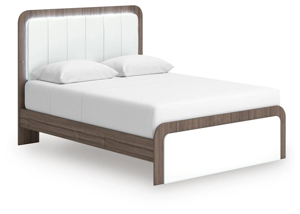 Kendanport Upholstered Bed - Dream Home Furniture & Mattress (Waite Park, MN)