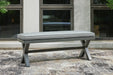 Elite Park Outdoor Bench with Cushion - Dream Home Furniture & Mattress (Waite Park, MN)
