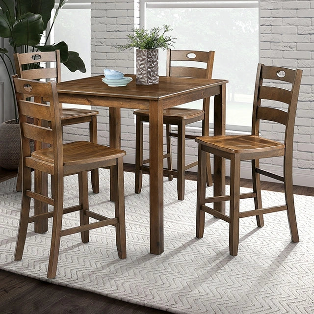 Lubbock 5 Pc. Counter Ht. Table Set - Dream Home Furniture & Mattress (Waite Park, MN)