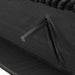 Villeneuve Futon Sofa Bed Black, Pink, & Grey - Dream Home Furniture & Mattress (Waite Park, MN)