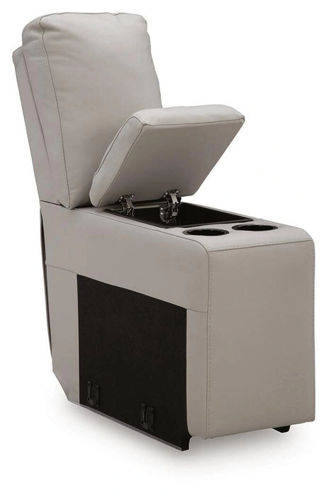 Gravier Power Reclining Sectional with Storage Console - Dream Home Furniture & Mattress (Waite Park, MN)