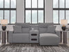 Modmax Power Reclining Sectional with Chaise - Dream Home Furniture & Mattress (Waite Park, MN)