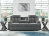 Observation Power Reclining Sofa with Drop Down Table - Dream Home Furniture & Mattress (Waite Park, MN)