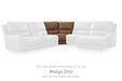 DeepWakes Power Reclining Sectional - Dream Home Furniture & Mattress (Waite Park, MN)