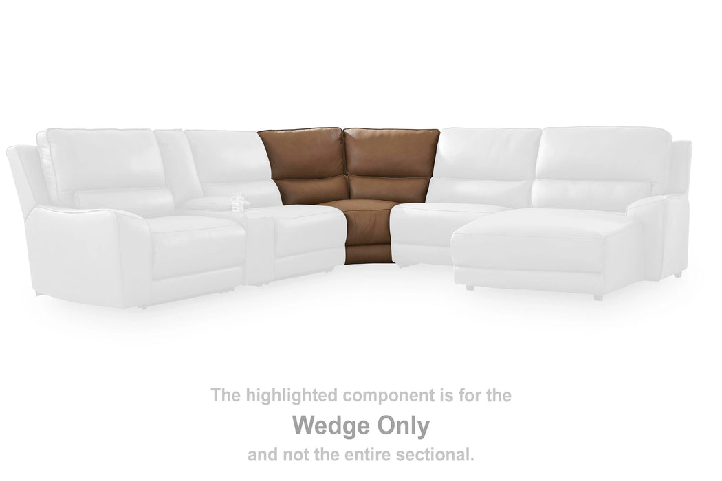 DeepWakes Power Reclining Sectional with Chaise - Dream Home Furniture & Mattress (Waite Park, MN)