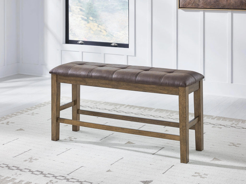 Urbinforte Counter Height Dining Bench - Dream Home Furniture & Mattress (Waite Park, MN)