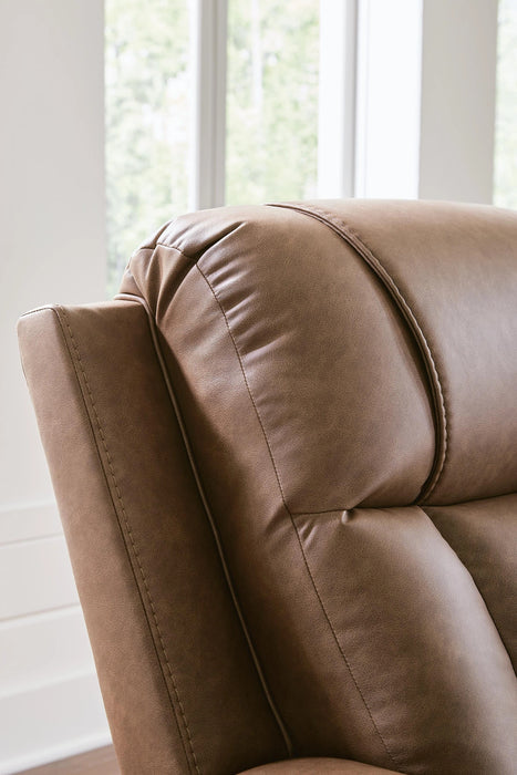 Mackmenville Reclining Loveseat with Console - Dream Home Furniture & Mattress (Waite Park, MN)