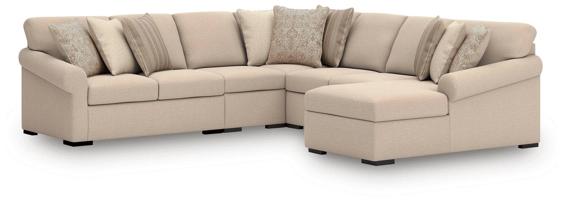 LadyMae Sectional with Chaise - Dream Home Furniture & Mattress (Waite Park, MN)