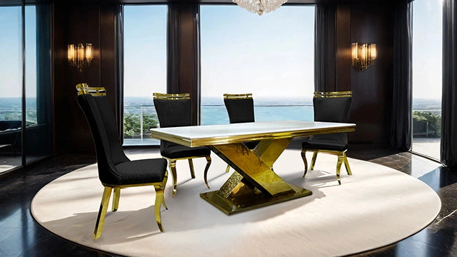 Palazzo 7 Pc Dining Table Set - Dream Home Furniture & Mattress (Waite Park, MN)