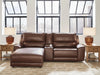 DeepWakes Power Reclining Sectional with Chaise - Dream Home Furniture & Mattress (Waite Park, MN)