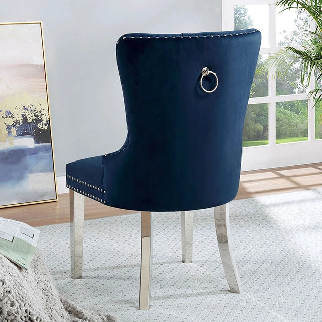 JEWETT Chair, Blue (2/CTN) - Dream Home Furniture & Mattress (Waite Park, MN)