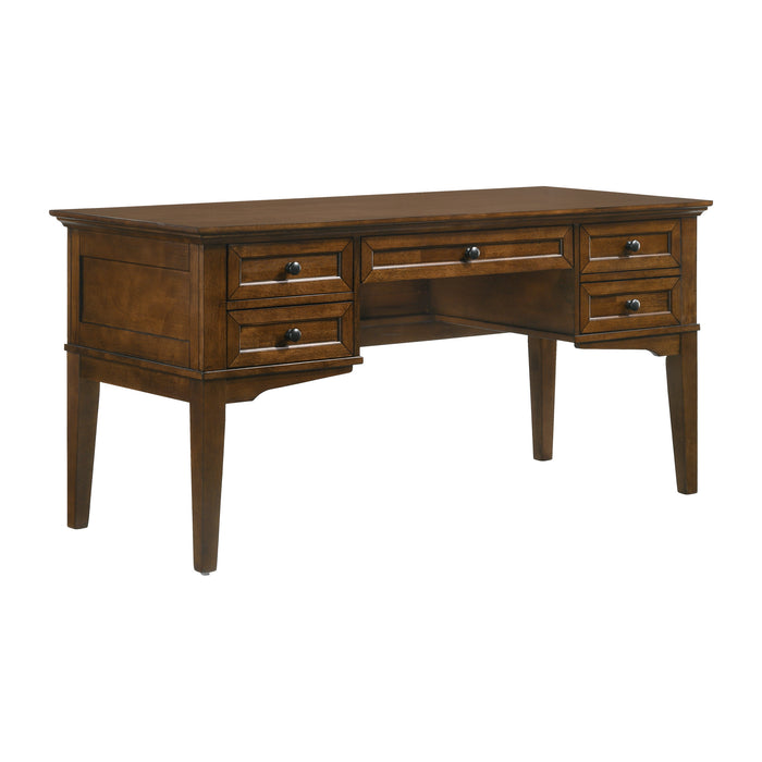 San Mateo 62" Half Ped Desk - Dream Home Furniture & Mattress (Waite Park, MN)