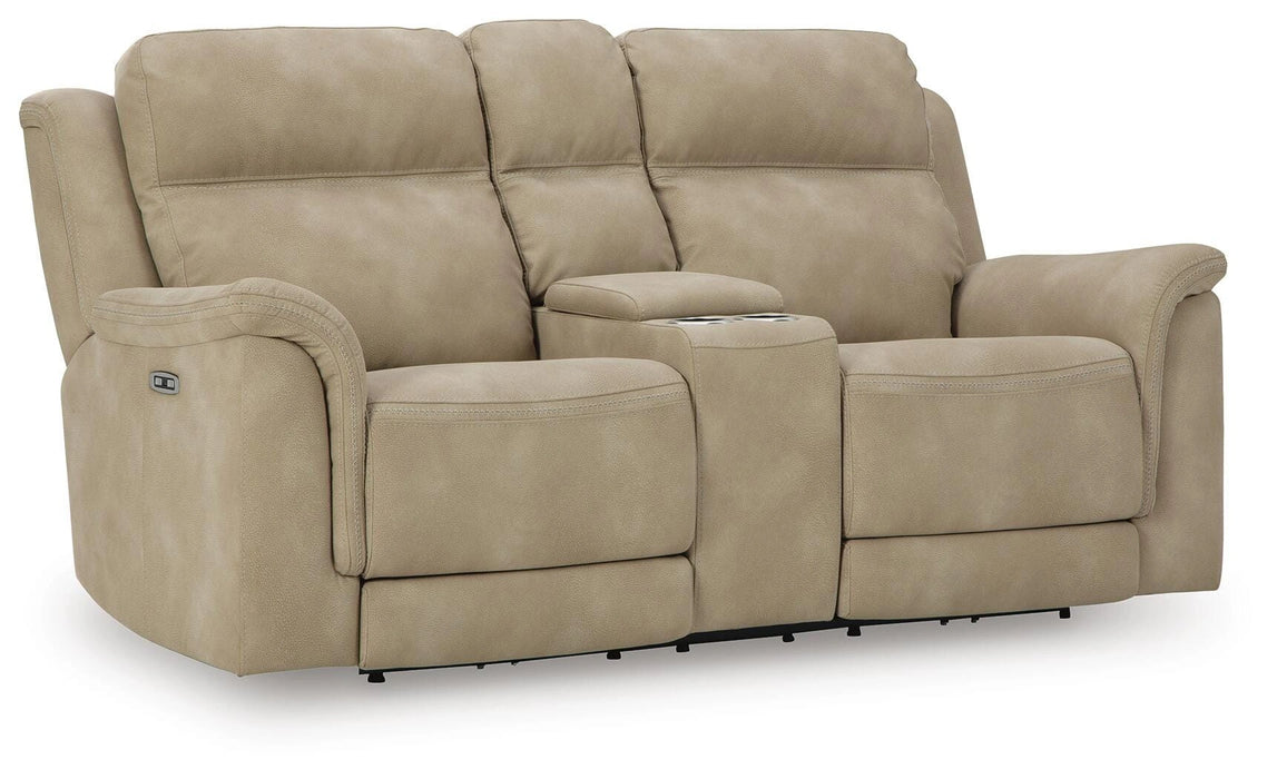 Next-Gen DuraPella Power Reclining Loveseat with Console - Dream Home Furniture & Mattress (Waite Park, MN)