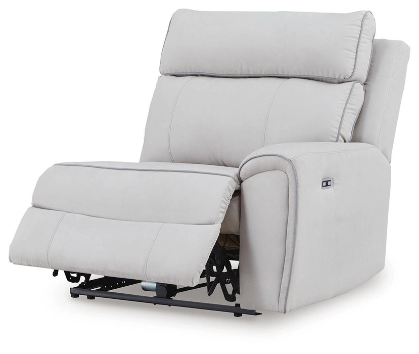 Social Pointe Reclining Sectional with Storage Consoles - Dream Home Furniture & Mattress (Waite Park, MN)