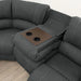 Armless Chair w Drop Down Table Monique - Dream Home Furniture & Mattress (Waite Park, MN)