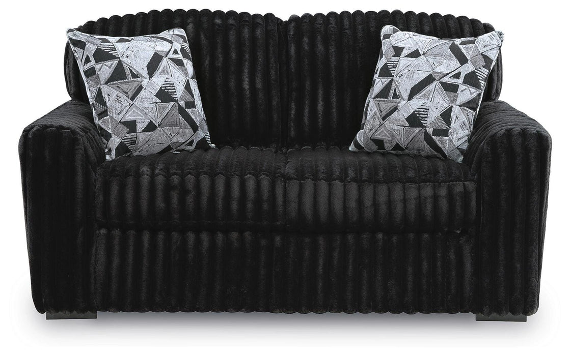 Midnight-Madness Loveseat - Dream Home Furniture & Mattress (Waite Park, MN)
