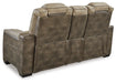 Next-Gen DuraPella Power Reclining Loveseat with Console - Dream Home Furniture & Mattress (Waite Park, MN)