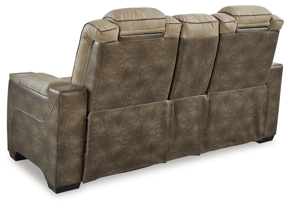 Next-Gen DuraPella Power Reclining Loveseat with Console - Dream Home Furniture & Mattress (Waite Park, MN)