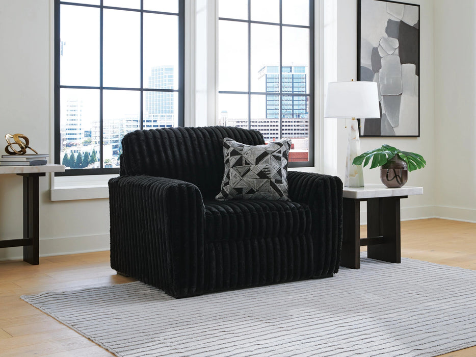 Midnight-Madness Oversized Chair - Dream Home Furniture & Mattress (Waite Park, MN)