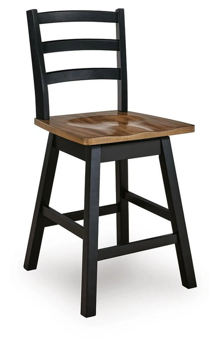 Wildenauer Counter Height Swivel Barstool - Dream Home Furniture & Mattress (Waite Park, MN)