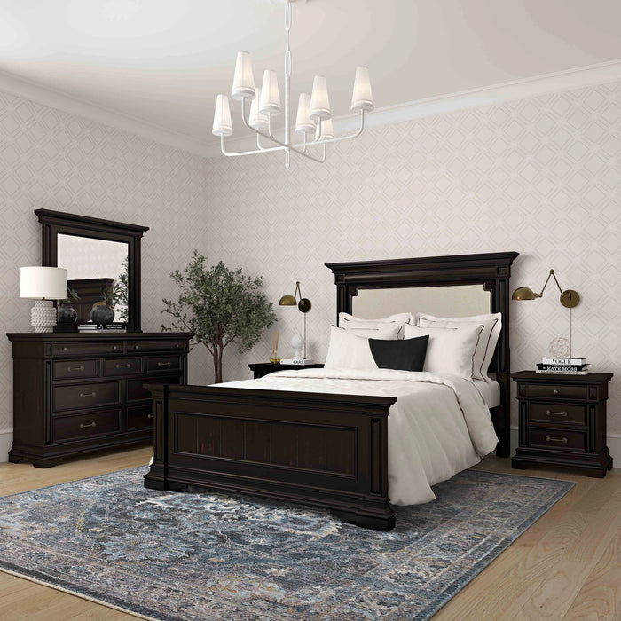 Stamford Wooden Upholstered Bed