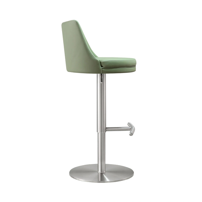 Reagan Performance Vegan Leather Adjustable Stool