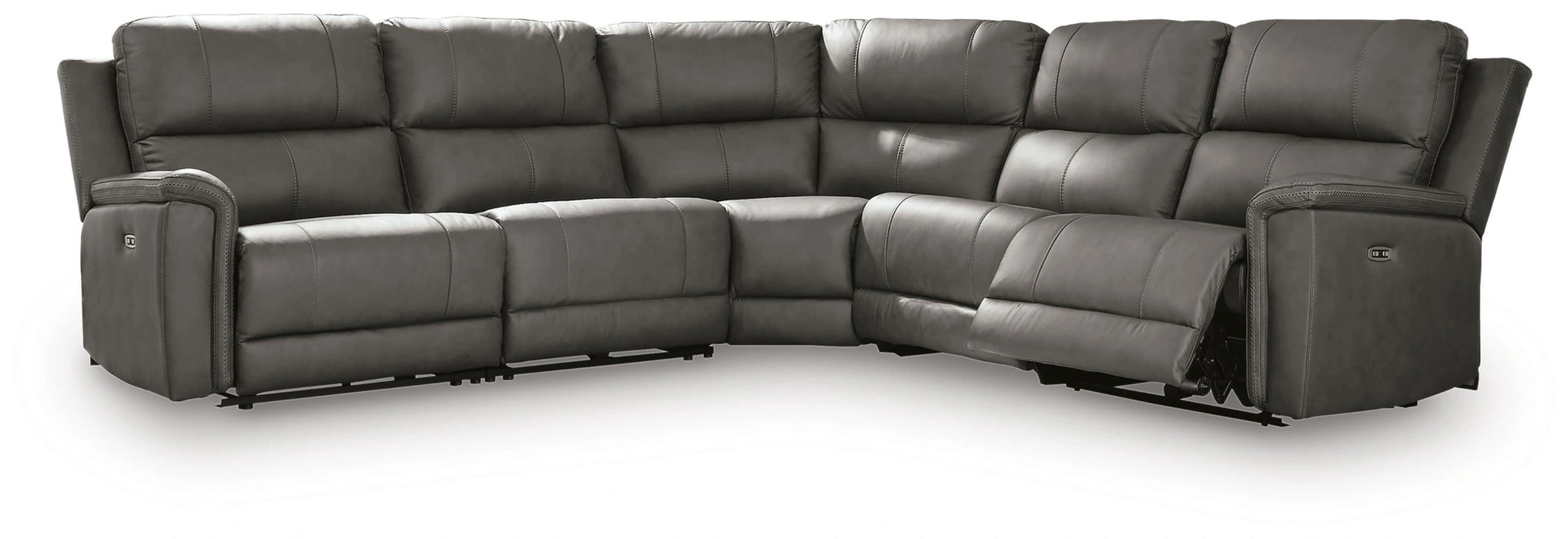 Bleckley Power Reclining Sectional - Dream Home Furniture & Mattress (Waite Park, MN)