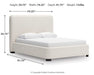 Brintstreet Upholstered Bed - Dream Home Furniture & Mattress (Waite Park, MN)