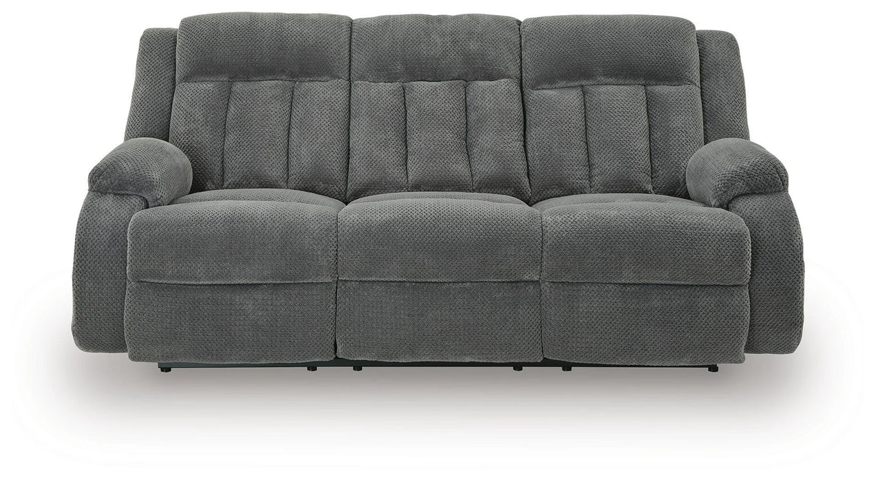 Observation Power Reclining Sofa with Drop Down Table - Dream Home Furniture & Mattress (Waite Park, MN)