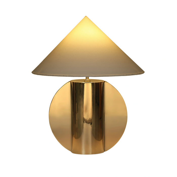 Geo Chrome Table Lamp